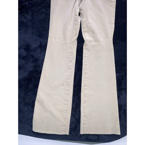 Old Navy Womens Juniors Brown High Rise Pixie Flare Pants Size 0 - Picture 8 of 8